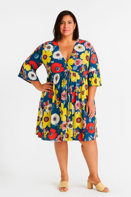 Glenys Dress Aqua