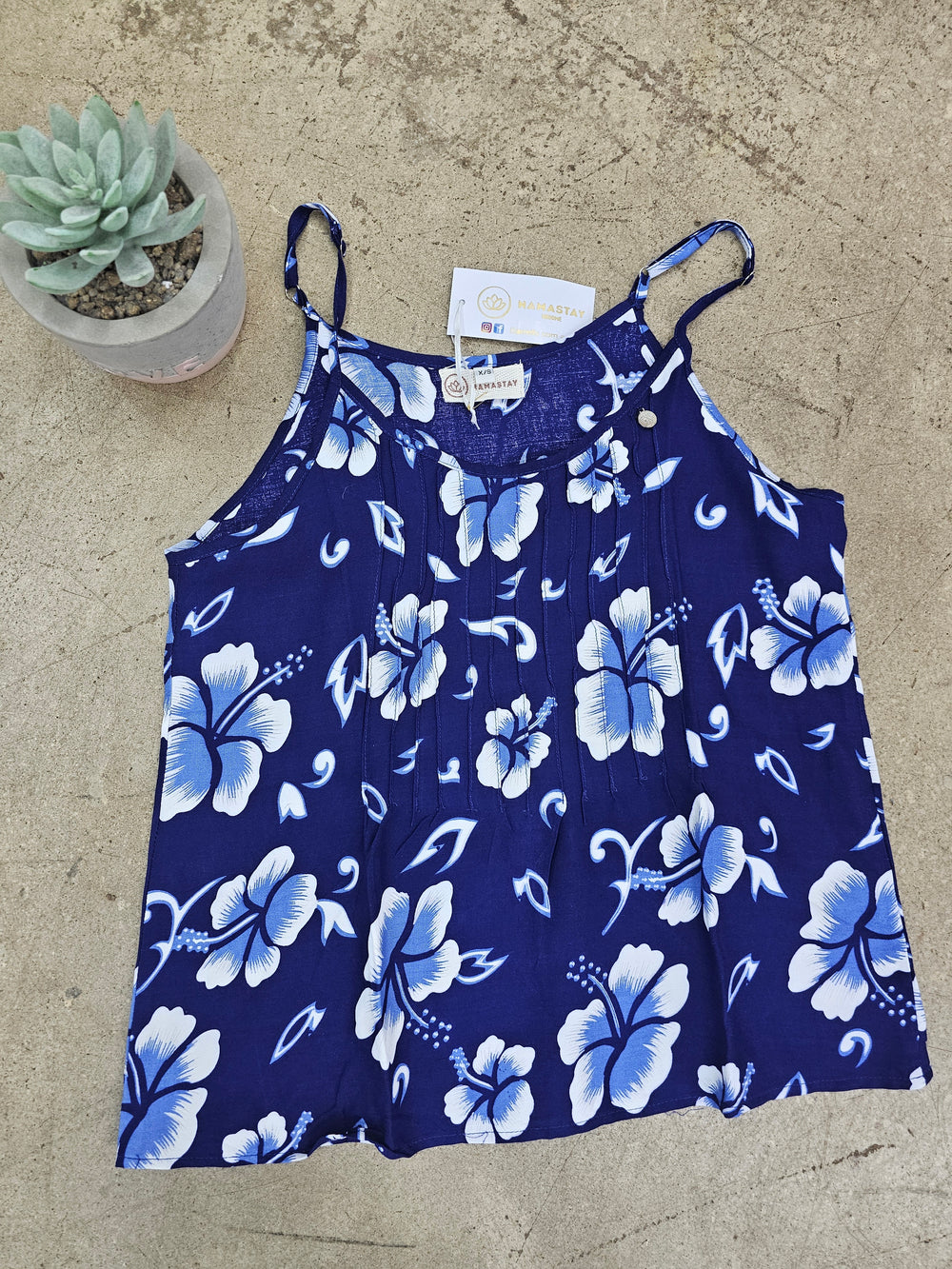 Cami Top Blue