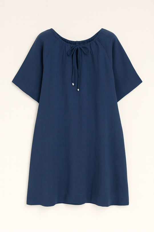 Jill DressStay cool and stylish in the Jill Linen Dress. A relaxed-fit, breathable short sleeve dress perfect for summer days, vacations, or casual outings.
