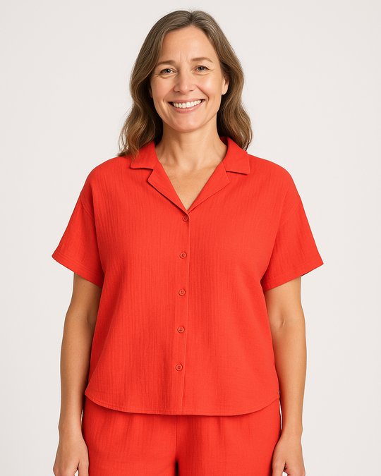 Women's Rayon Shirt - Orangetops