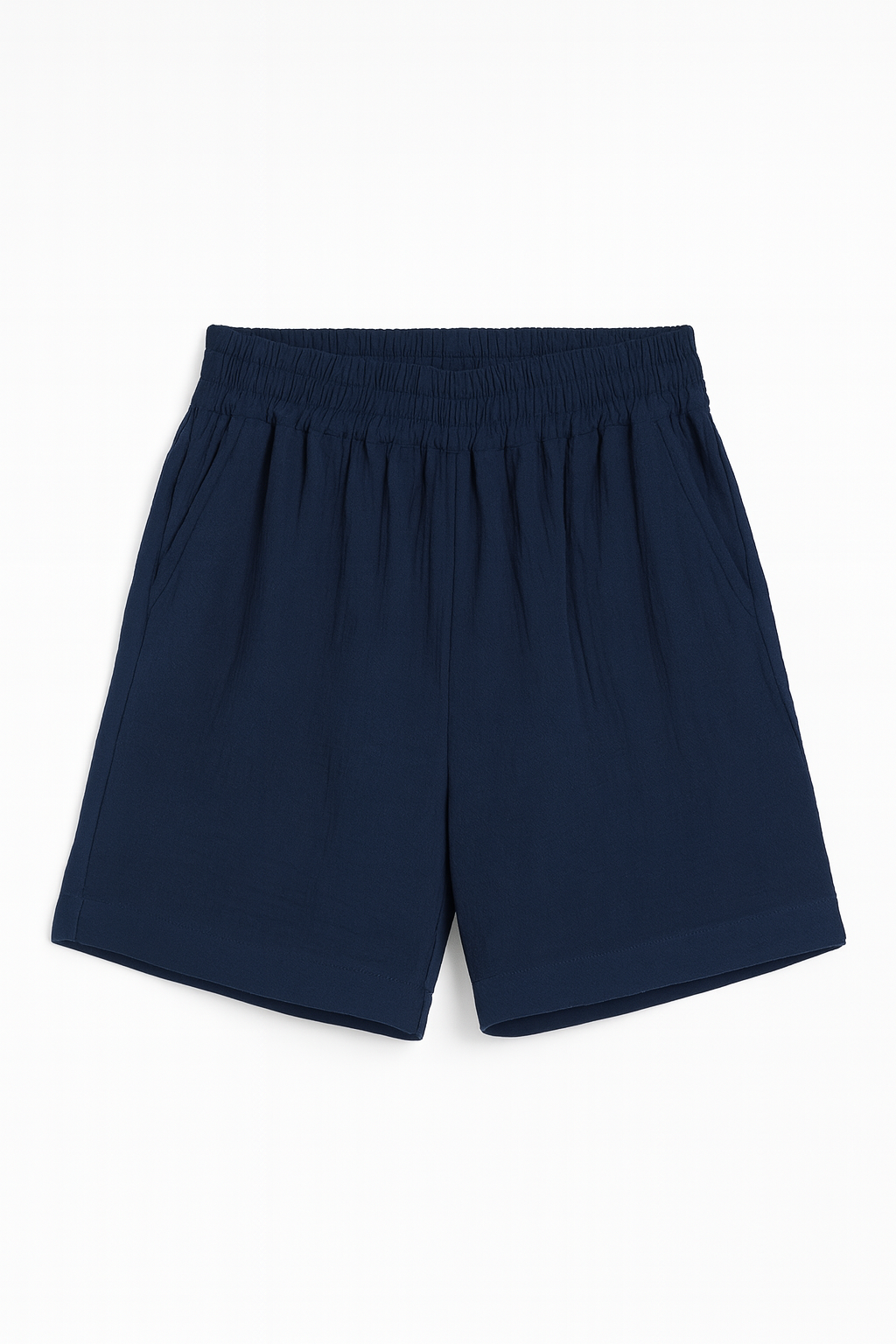 navy blue rayon short