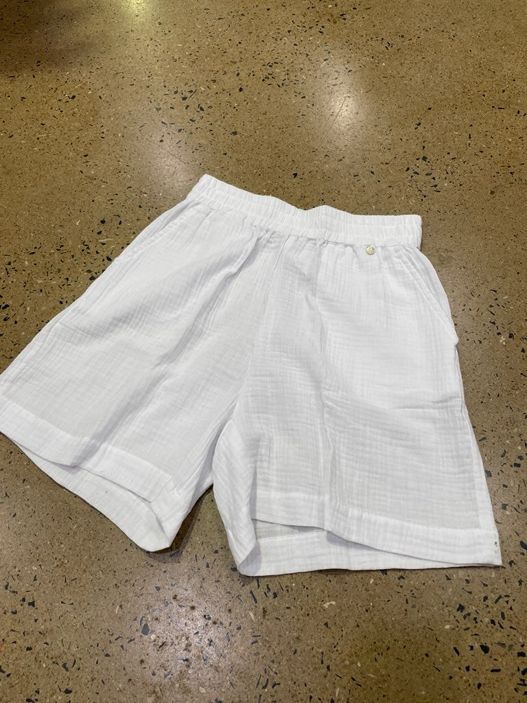 Short Rayon - White