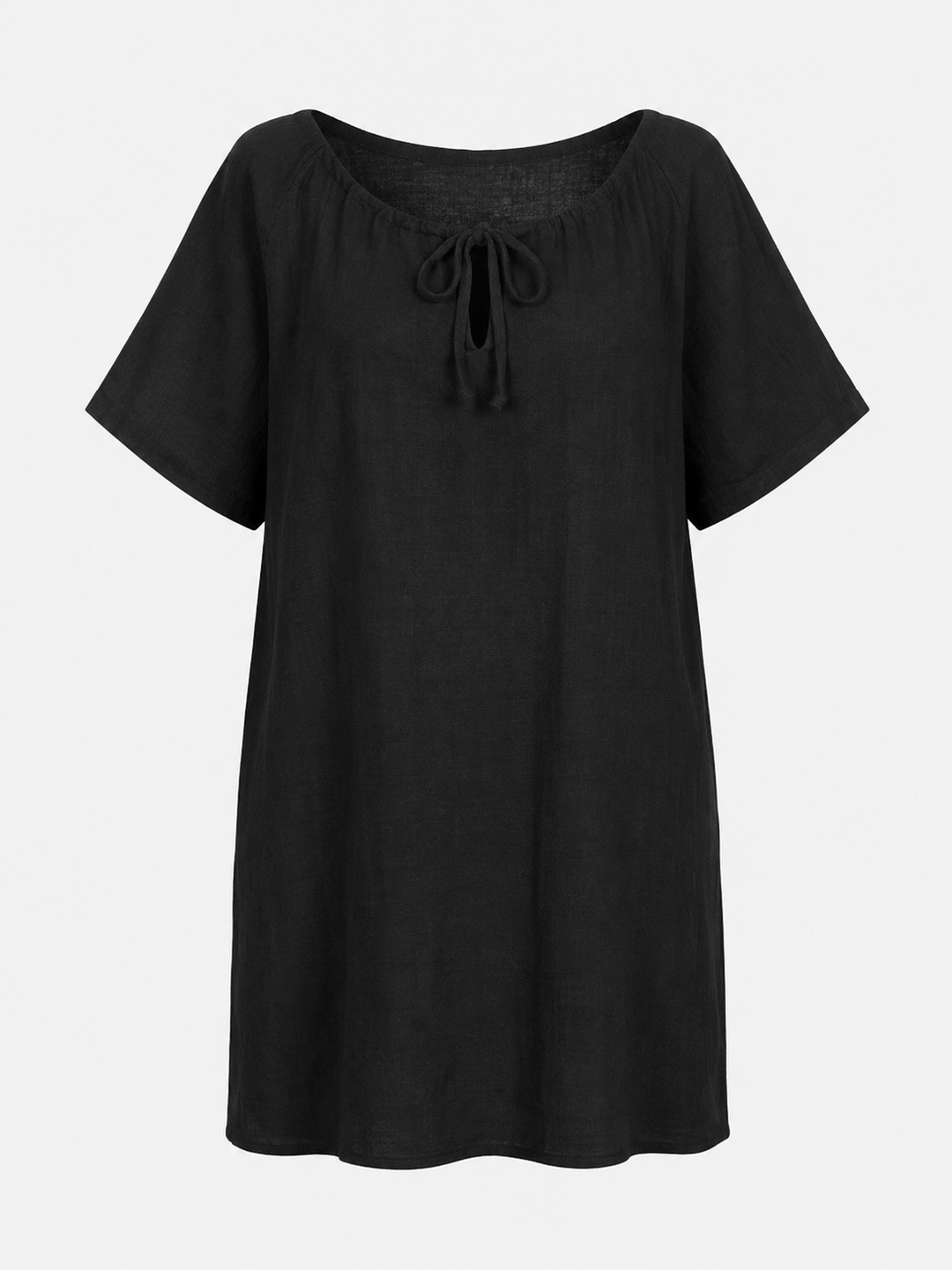 Jill Linen Dress - Black