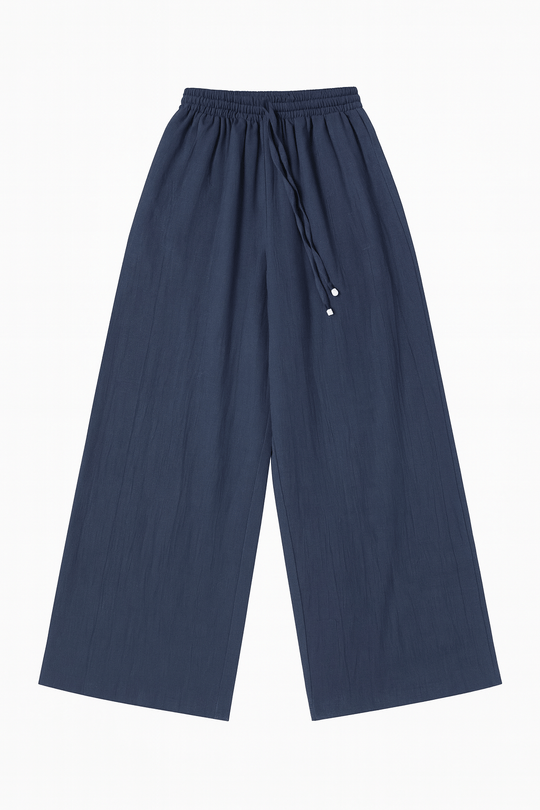 Women’s Linen Navy Blue Wide Leg PantsEffortless style meets comfort with these women’s navy blue linen wide leg pants. Lightweight, breathable, and perfect for everyday wear.