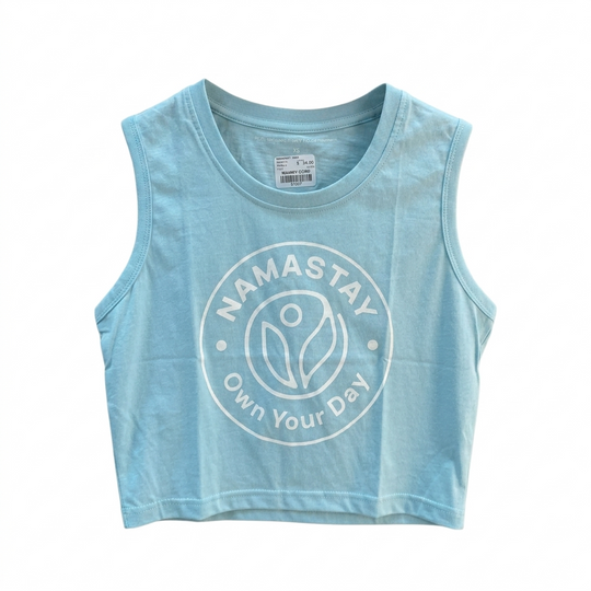 Namastay "Own Your Day" Crop Top