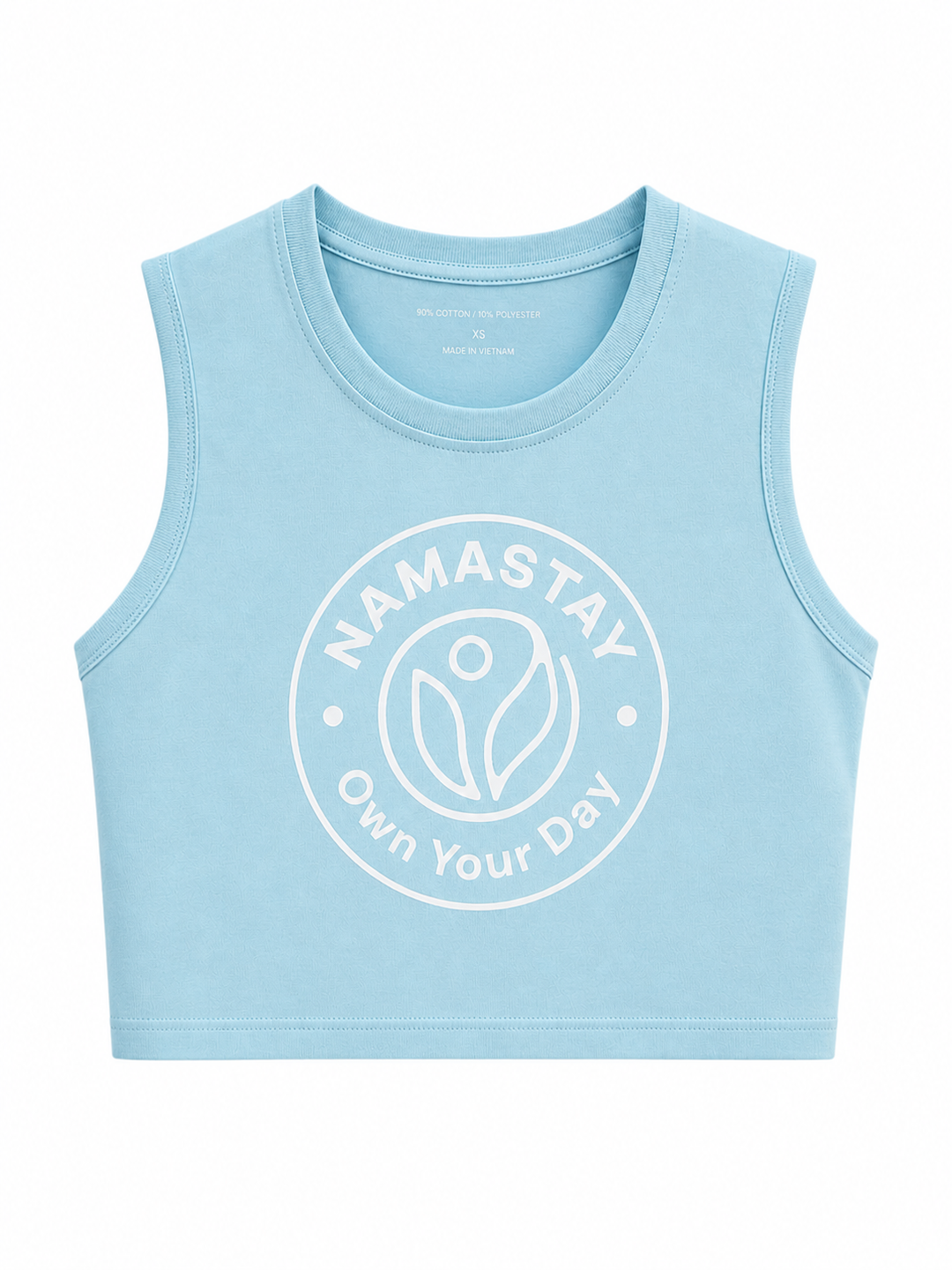 Namastay "Own Your Day" Crop Top