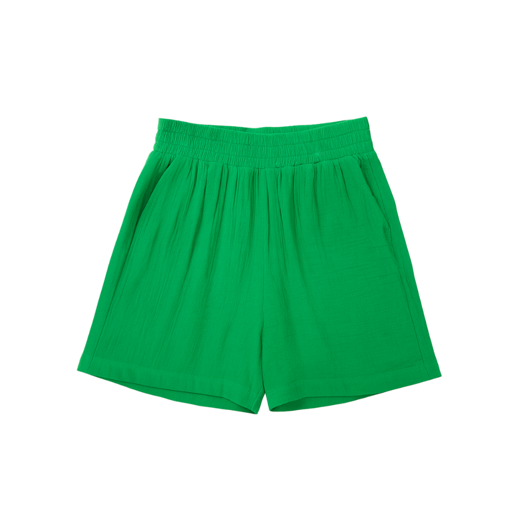 Women's Cotton Long Short - Green