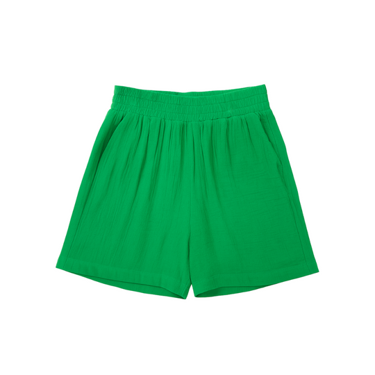 Women's Cotton Long Short - Green