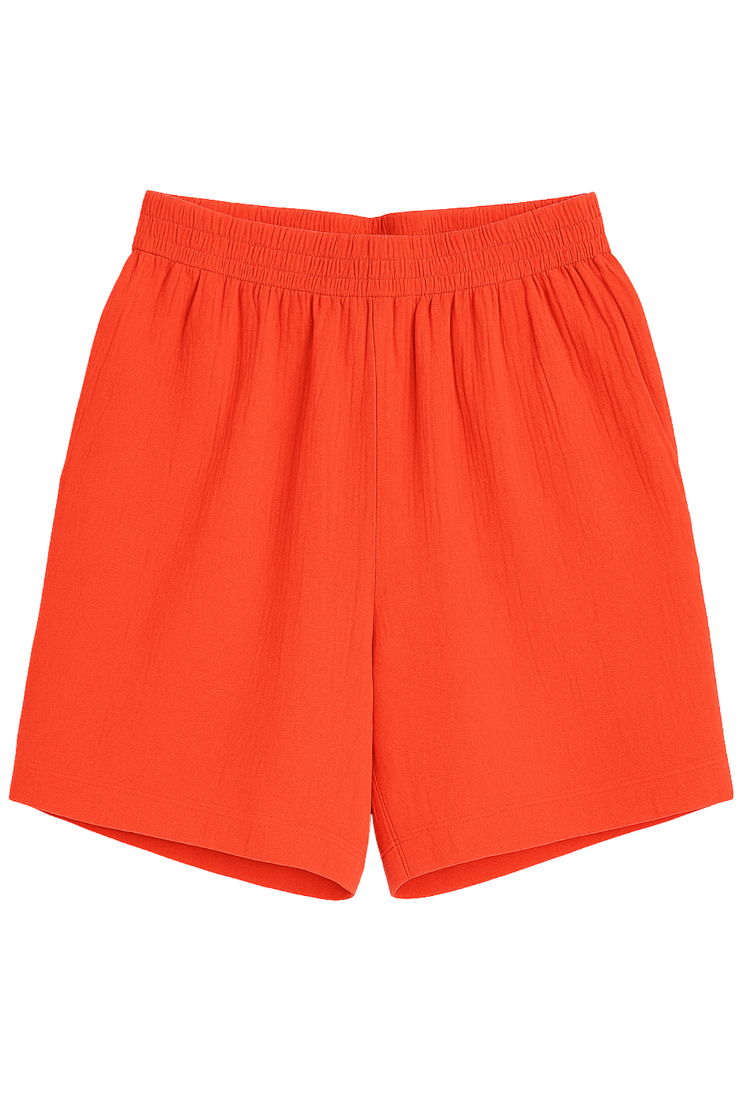 Women’s Rayon Long Shorts – Orangenew,shorts