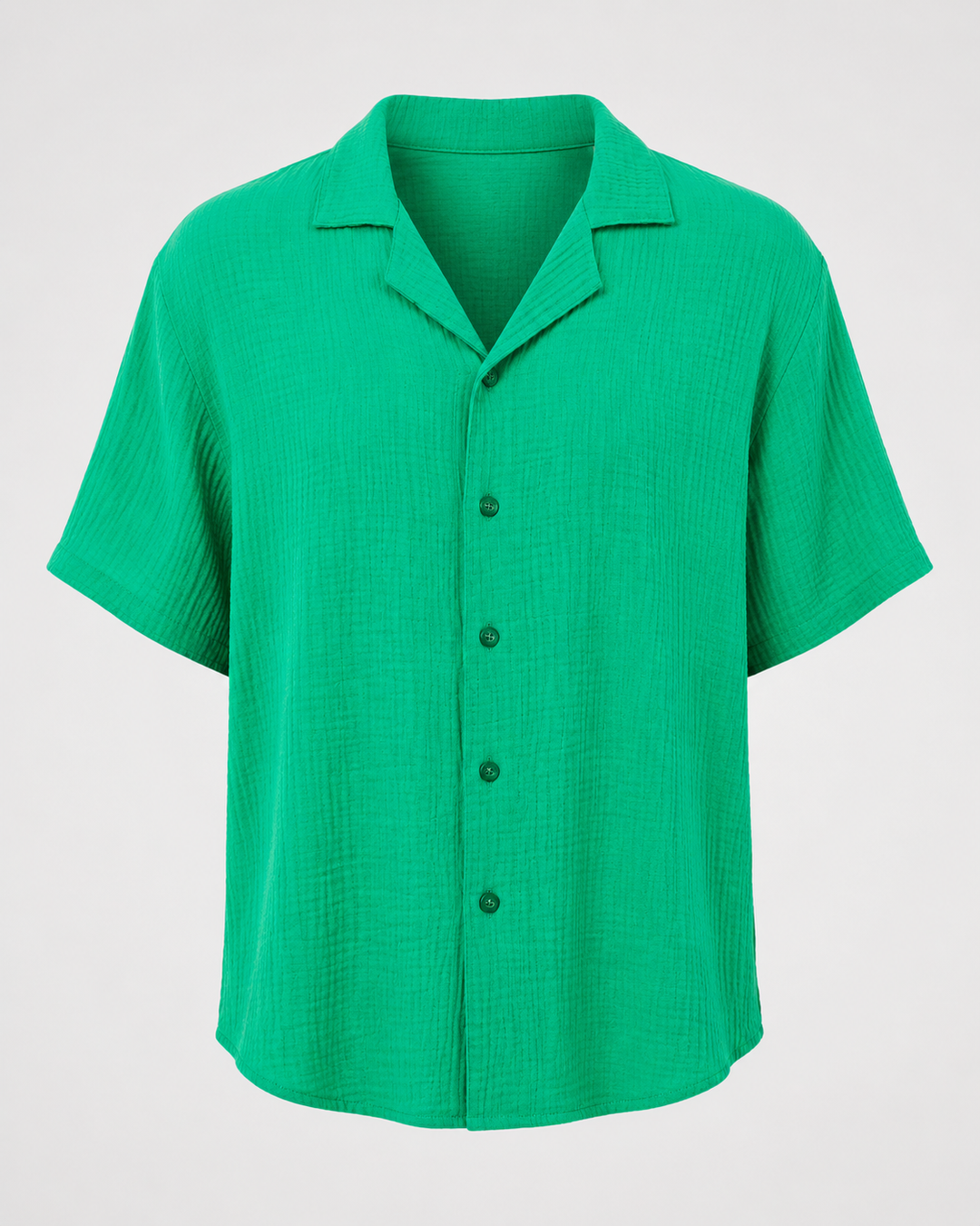 Women's Cotton Shirt - Green