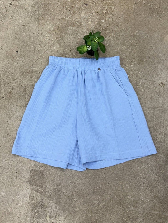 Short Rayon- Light blue