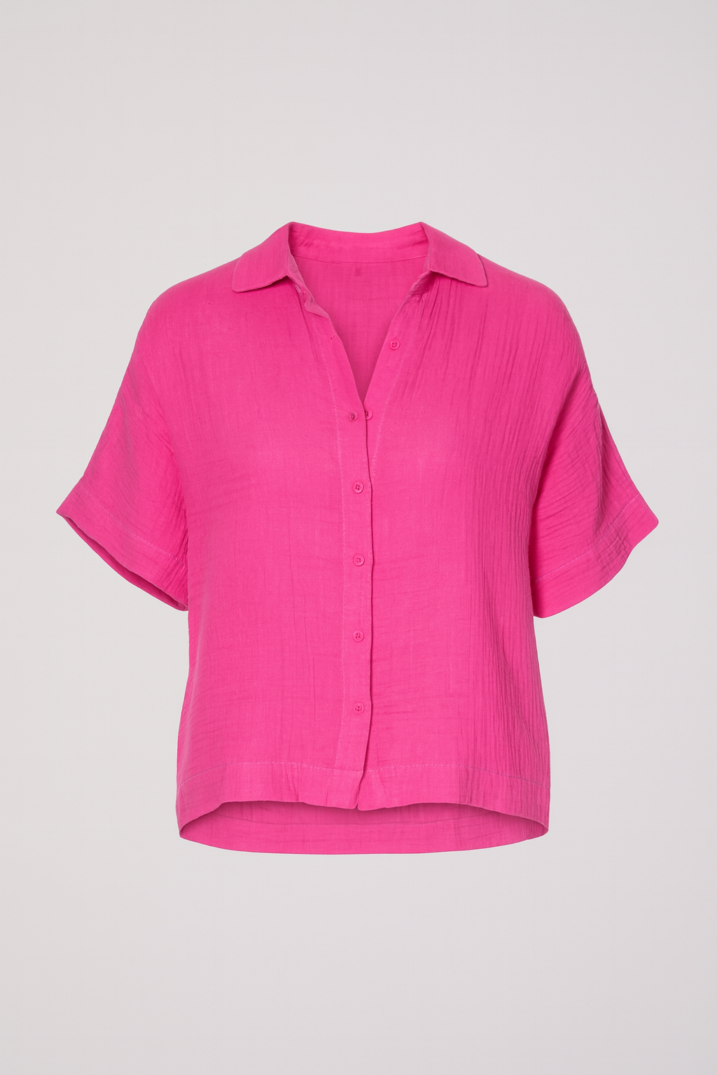 Womne's Rayon Shirt - PinkWOMEN CLOTHING