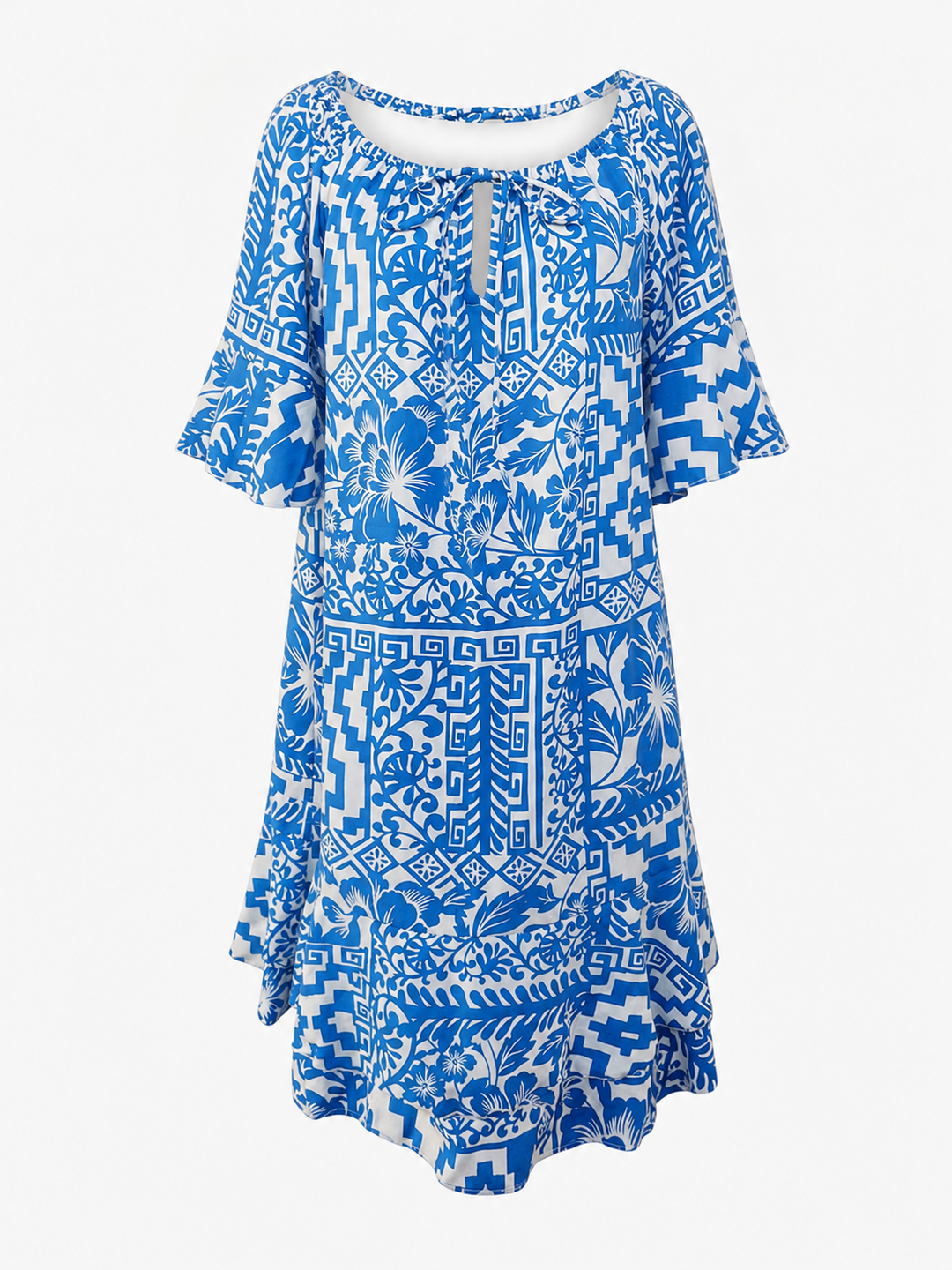 Sandy Floral Print Summer Dress