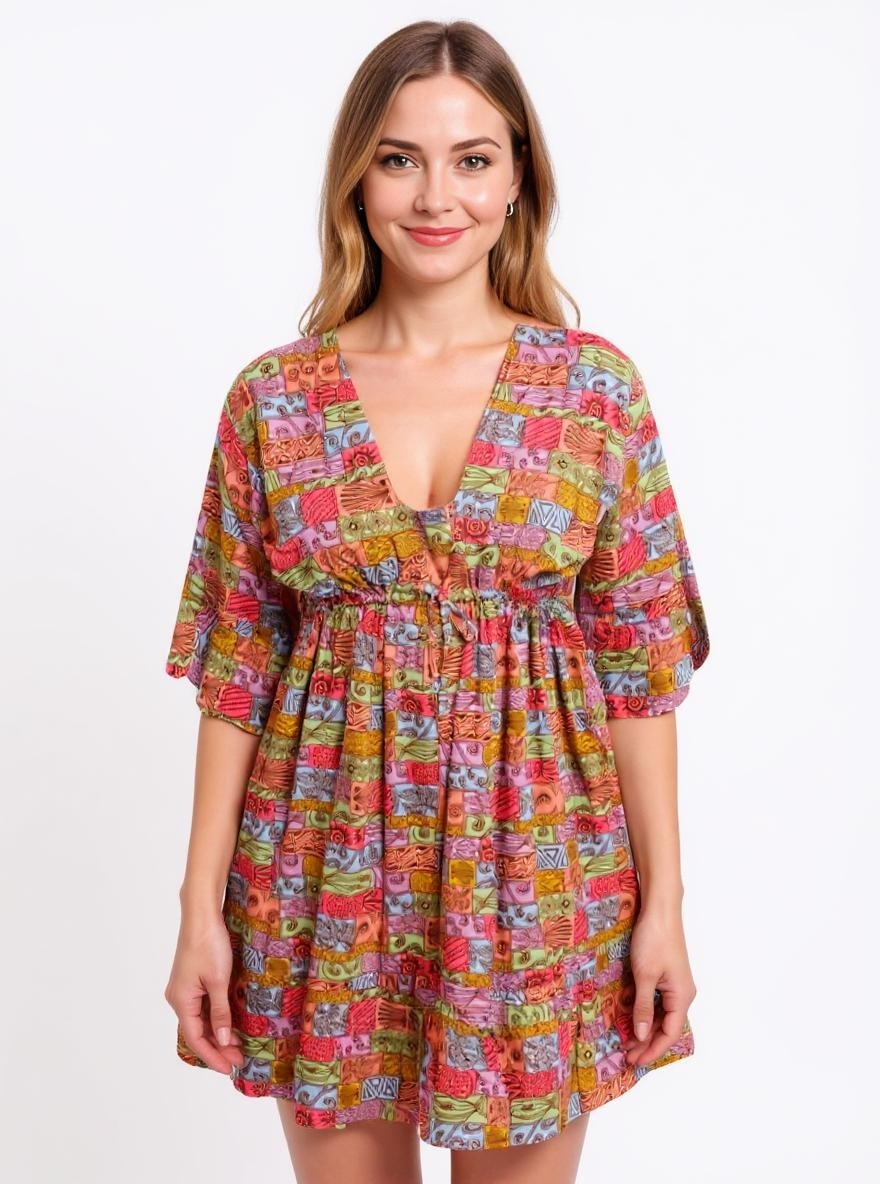 Glenys Dress - Multi